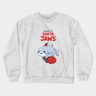 Beware of Santa Shark Crewneck Sweatshirt